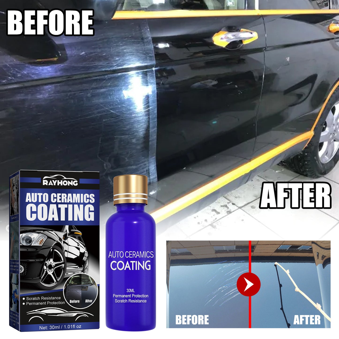 🔥🚗40% off for a limited time⌛Car Protective Ceramic Spray Coating