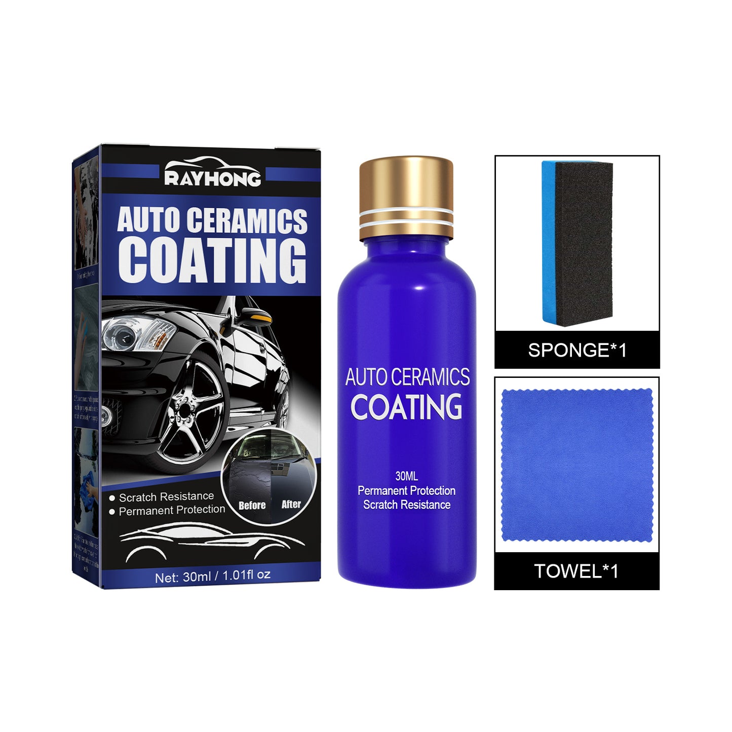 🔥🚗40% off for a limited time⌛Car Protective Ceramic Spray Coating