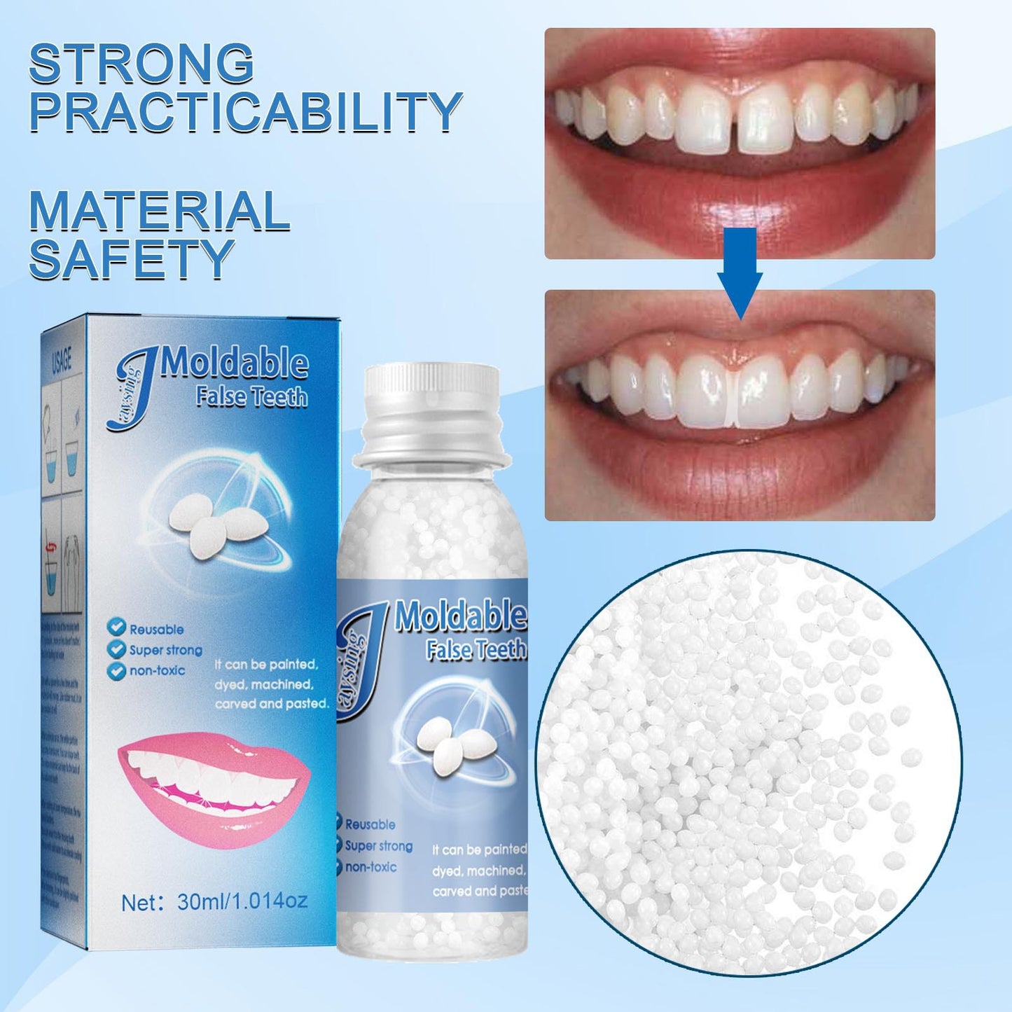 Dental Filling Gel – Painless, Drill-Free Cavity Solution 💖💖 50% Off for a Limited Time💥⌛