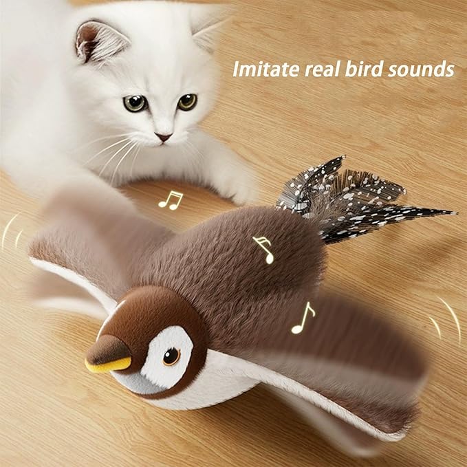 💥40% off✨ Chirping bird cat toy with flapping wings