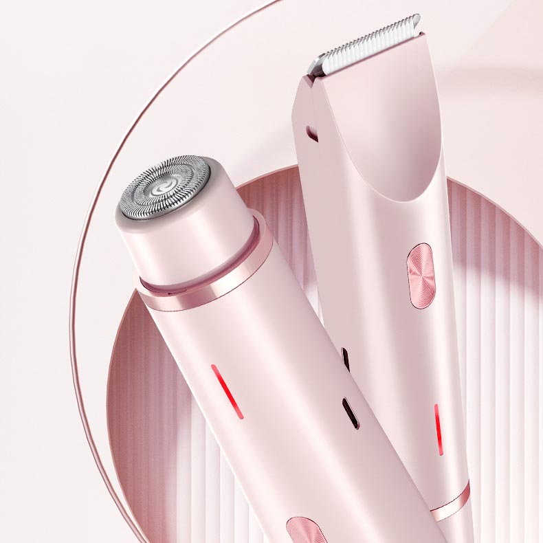 ¾Dual-Head EpilatorIPX7 Waterproof - Hair Removal & Trimming | 21-Day Silky Skin Cordless Design | Hypoallergenic |