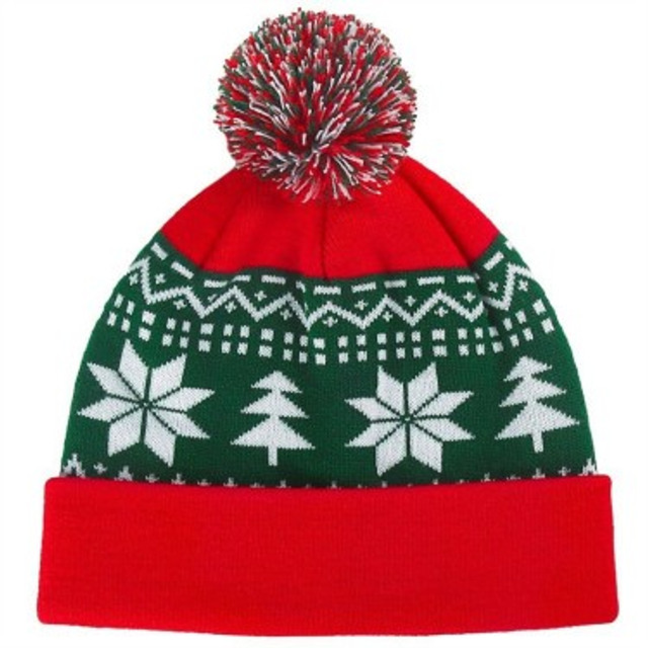 Christmas Winter Hat Limited-time flash sale – Unisex Knitted Jacquard Beanie with Wool Ball