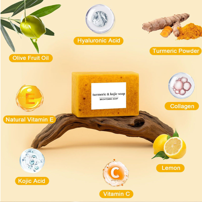 🌟Ginger Kojic Acid Brightening Soap｜🎁【Limited time offer, experience now】