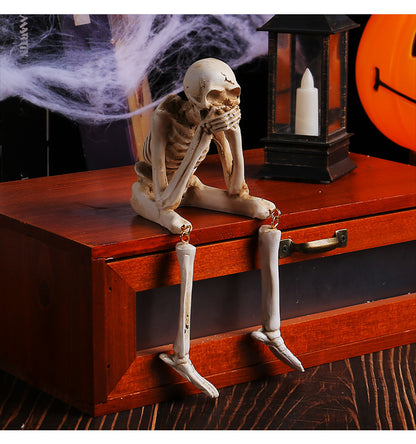 🔥Hot sale☠️Halloween Resin Skull Figurines