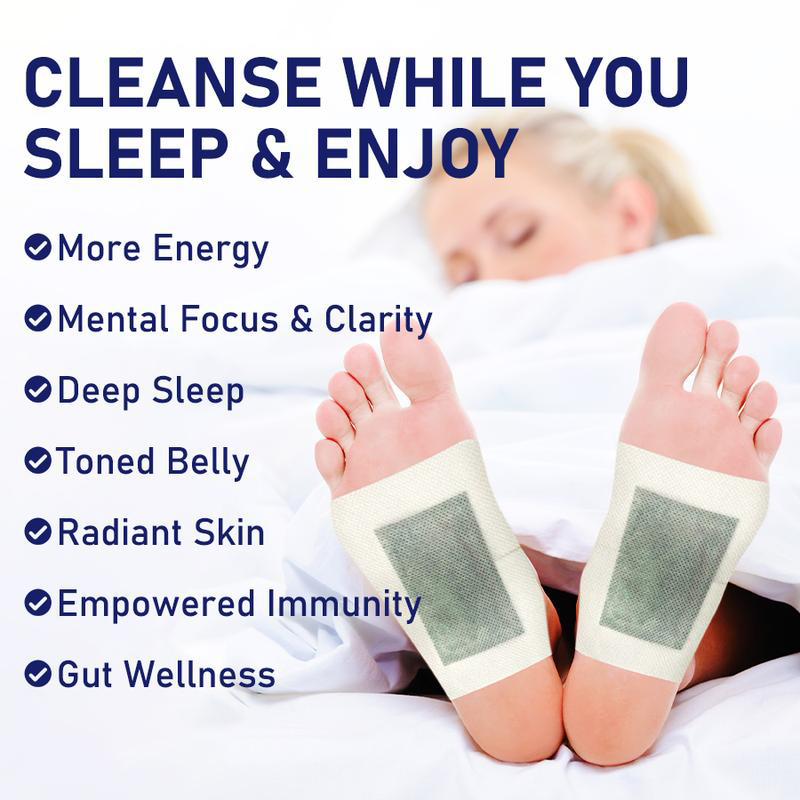 🌙 Body Care Foot Patches, Nighttime Soothing Care 👣✨