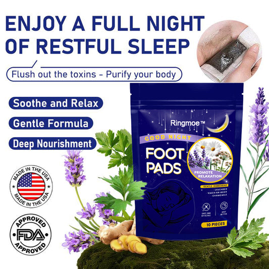 🌙 Body Care Foot Patches, Nighttime Soothing Care 👣✨