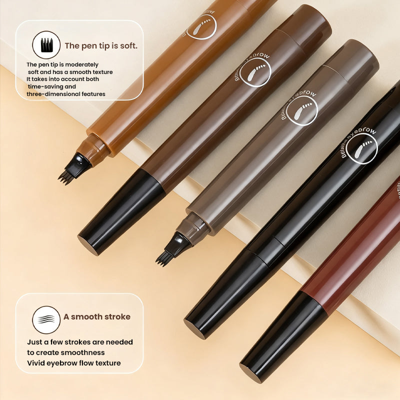 Waterproof Four-tip Beard and Eyebrow Pen✨