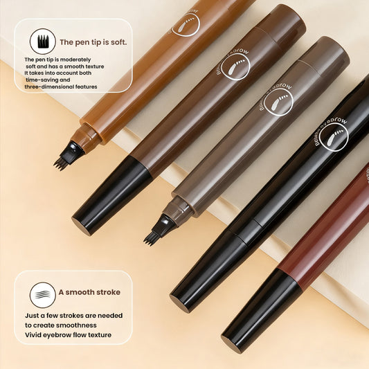 Waterproof Four-tip Beard and Eyebrow Pen✨