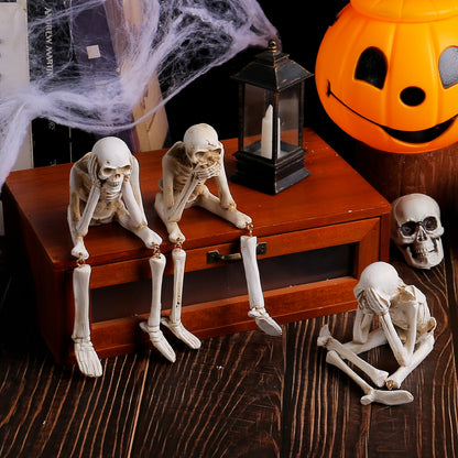 🔥Hot sale☠️Halloween Resin Skull Figurines