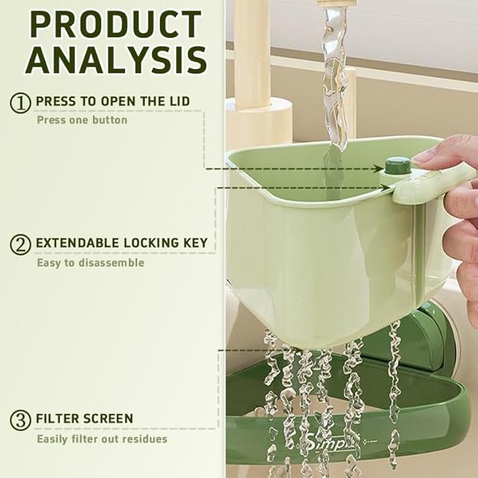 ⚡Up to 50% off💥 Suction cup sink corner bracket
