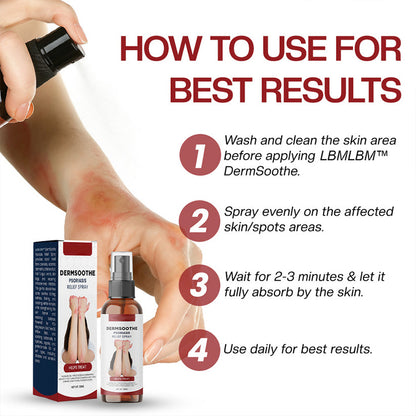 Psoriasis Relief Spray👨‍⚕️（Zero Itch, 3-Min Relief | All-Natural, 24/7 Repair ）🔥🎁