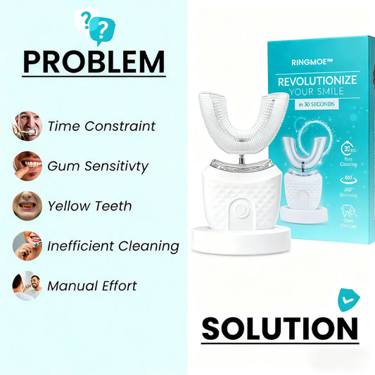 🔥50% off for a limited time🎁U-shaped electric toothbrush