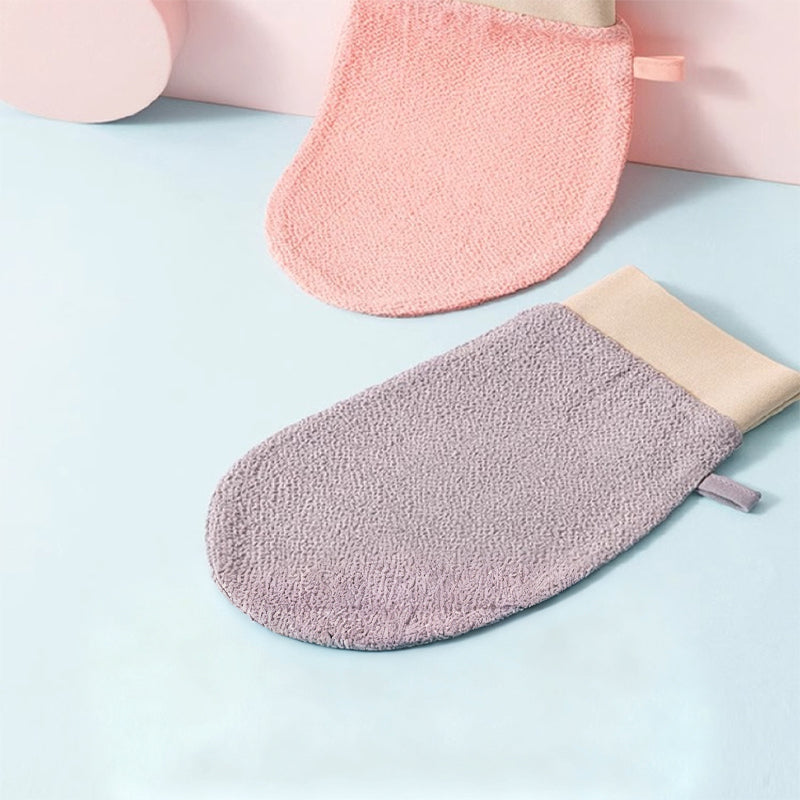 🌿 Natural Plant Fiber Exfoliating Gloves | Deep Cleansing & Skin Renewal ✨