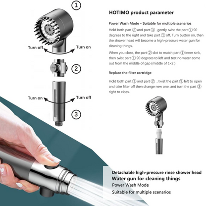 2025 New Arrivals, Limited Time Offer，Filtered Shower Head with Handheld .