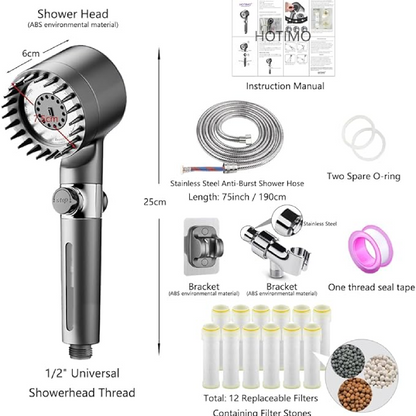 2025 New Arrivals, Limited Time Offer，Filtered Shower Head with Handheld .