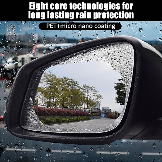 ⚡Buy two get one free🔥Car Rear View Mirror Rain Protection Film