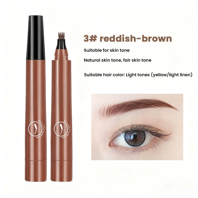 Waterproof Four-tip Beard and Eyebrow Pen✨