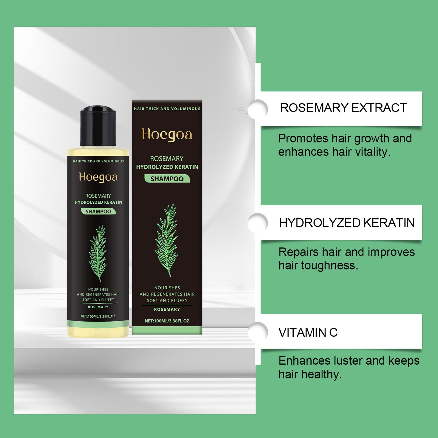 ✨Rosemary Thickening Shampoo🌿Infuse your hair with soul✨💇‍♀️