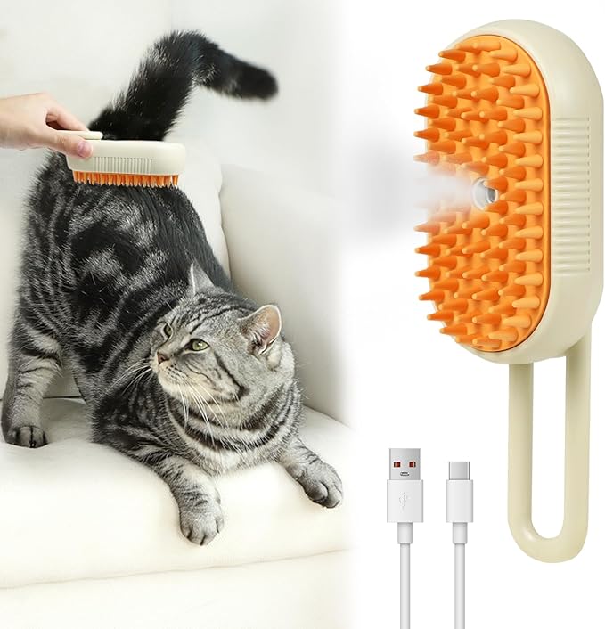 ❤️💥50 off🎁 Pet spray massage comb steam comb