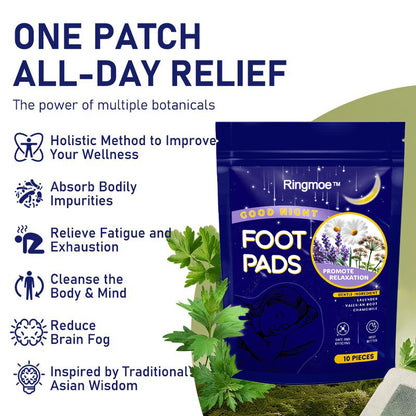 🌙 Body Care Foot Patches, Nighttime Soothing Care 👣✨