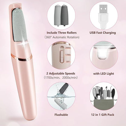 🔥Limited Time Sale - Get 30% Off🔥 Electric Feet Callus Remover 💖[+ FREE Head! 🎁]