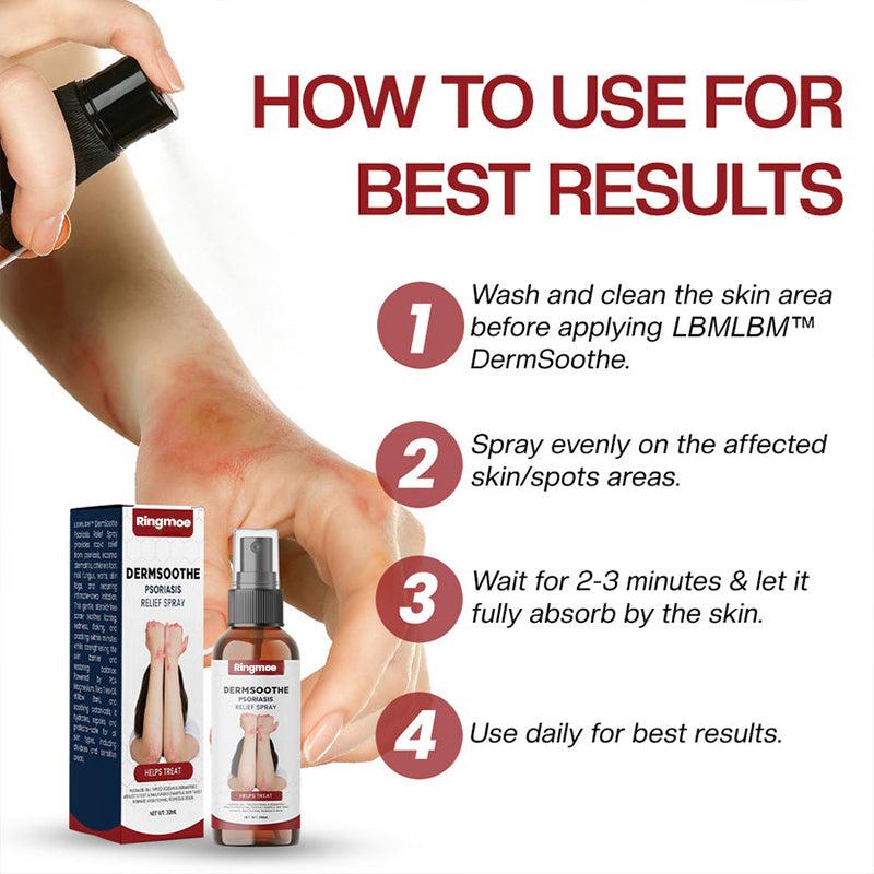 Psoriasis Relief Spray👨‍⚕️（Zero Itch, 3-Min Relief | All-Natural, 24/7 Repair ）🔥🎁Limited time discount