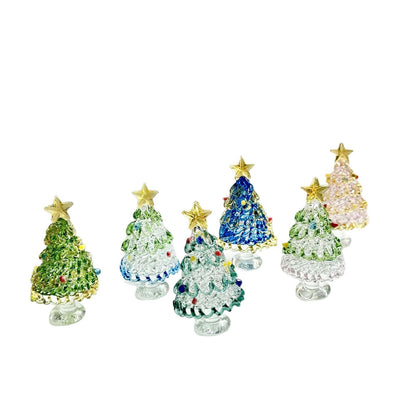 🎄 Magic Spinning Christmas Tree - Ceramic Base Handcrafted Ornament 🎄