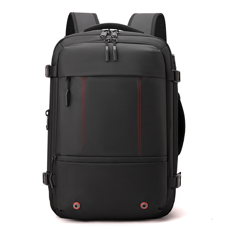 🎒 Smart Vacuum Compression Backpack | One-Touch Air Extraction · Dry-Wet Separation · Expandable Design