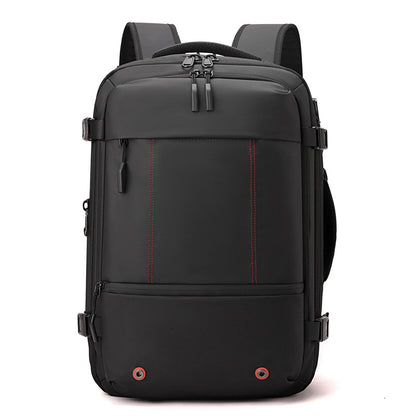 🎒 Smart Vacuum Compression Backpack | One-Touch Air Extraction · Dry-Wet Separation · Expandable Design