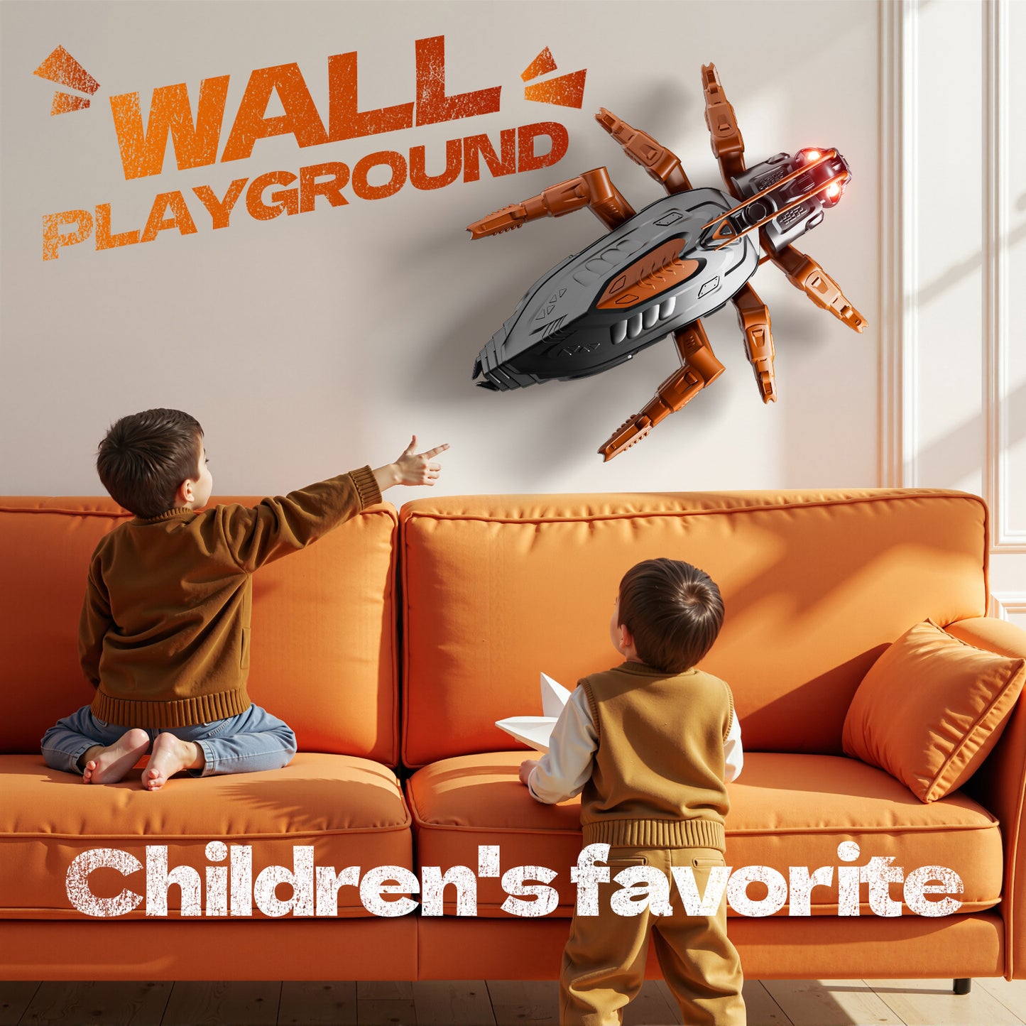 🦎Magnetic Wall-Climbing Lizard | Bionic Mechanical Aesthetics · Multi-Terrain Light Show Toy