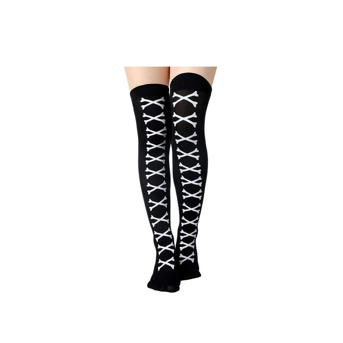 Halloween stockings, party costumes, props, cosplay over-the-knee socks, blood-red stockings